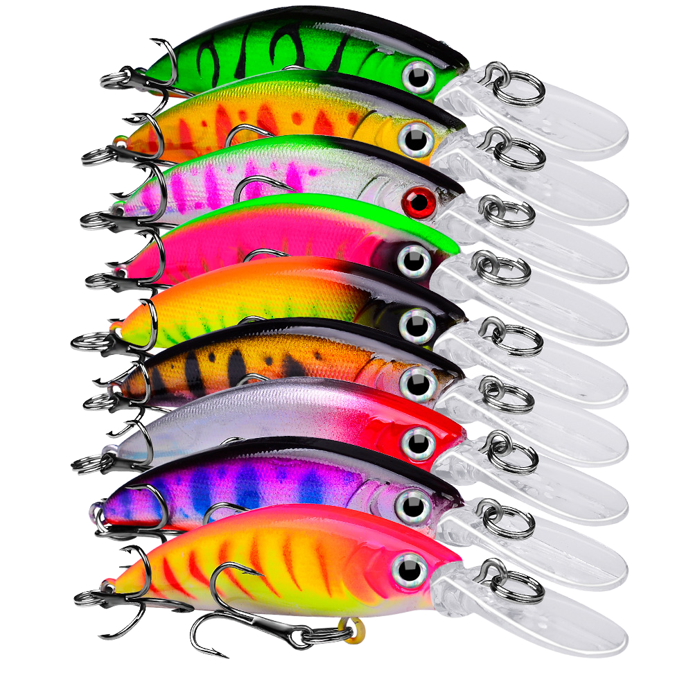 Deep Diving Hard Dancer Tail Lure ABS Printed Ocean Boat Fishing Pike for River Lake Stream 5.5g 7cm Hand-made Fishing Bait Fish – Hard Lure – view 1