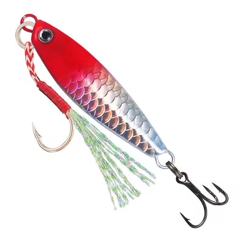 High Quality Printed Fast-Action Metal Jig Hard Lure Floating Bait for River Lake Stream Shore Jigging Sea Bream Fly Fishing – Hard Lure – view 4