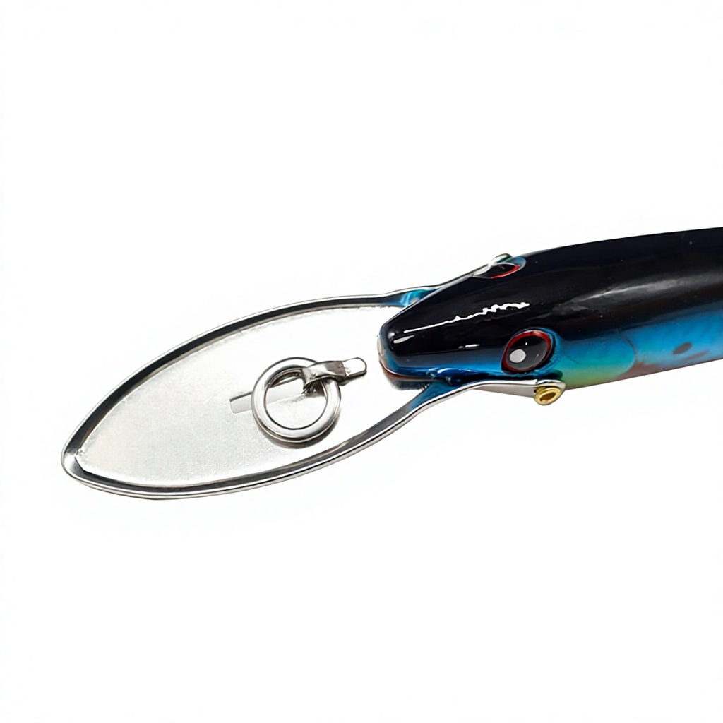 Seasky 30g ABS Deep Diving Musky Tuna Lip Head Trolling Big Game Hard Bait Sinking Minnow for Lake River & Stream Carp – Hard Lure – view 4