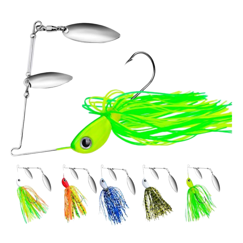 Artificial Bee Fish Lure Metal Jig with Rubber Skirt Bass & Pike Bait for Ocean Boat Fishing River Lake & Stream 15g/30g – Fishing Lure – view 1