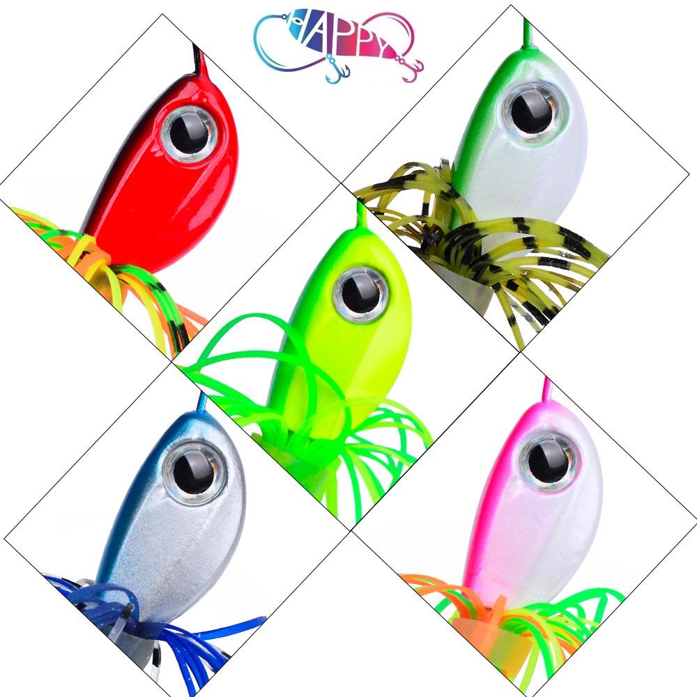 Artificial Bee Fish Lure Metal Jig with Rubber Skirt Bass & Pike Bait for Ocean Boat Fishing River Lake & Stream 15g/30g – Fishing Lure – view 4