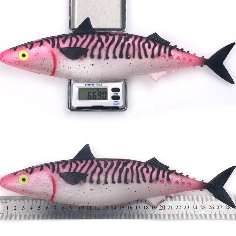 18cm 50g Soft PVC Bionic Bait Lure for Ocean Boat Fishing-Sea Bass Tuna Mackerel Marlin Pike & Zander Bottom/Mid/Topwater – Soft Lure – view 3