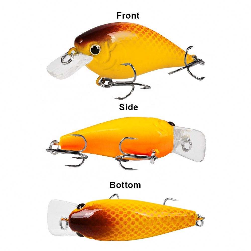 Long-Range Casting 7cm 12g ABS Plastic Vibra Lure Hooks Mandarin Fish Bait Saltwater Fish Trout Printed Bottom Fishing Ocean – VIB – view 2