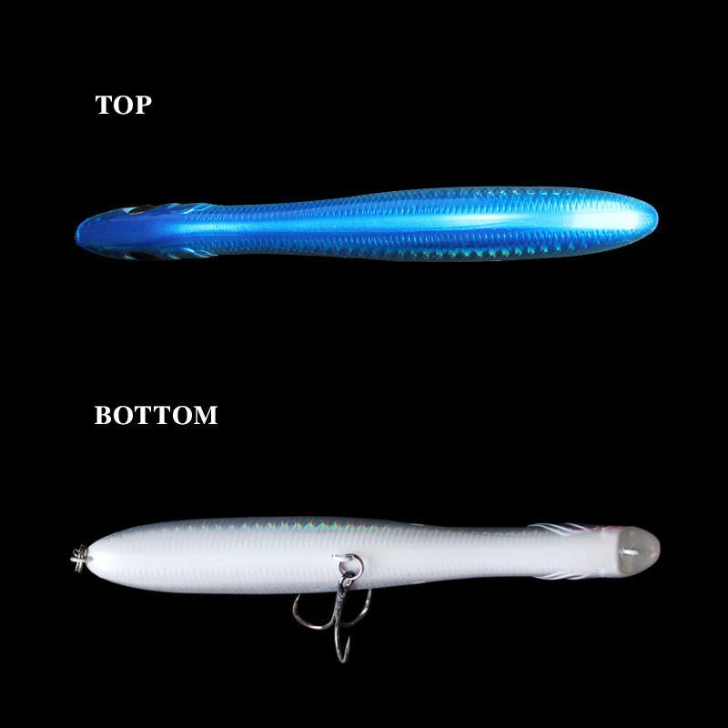 Snake Walker Topwater Wobbler Bait 8cm 10cm 14cm ABS Pencil Lure Floating Artificial Hard Carp River Stream 15g Boat Fishing – Hard Lure – view 4