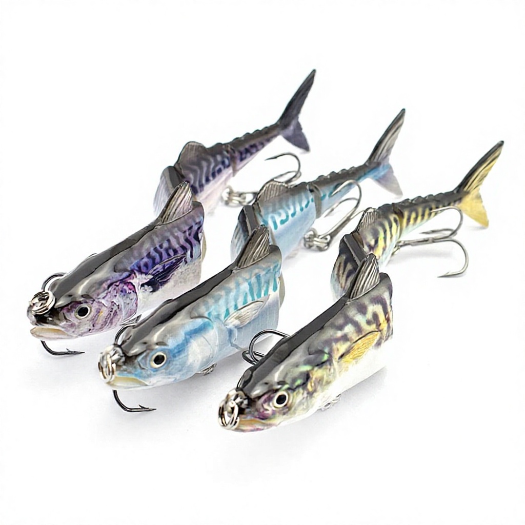 OEM 155mm 47.4g Two Section Built-in ABS Material Trout Lures Hard Bait Jointed Swimbait Segmented Ocean Fishing Saltwater Fish – Hard Lure – view 3