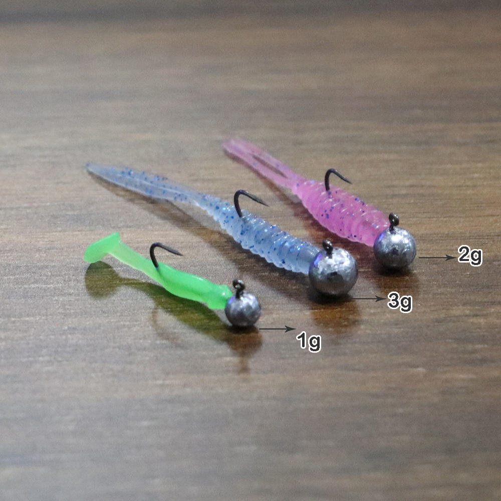 CHEERY 1g/1.5g/2g/3g/5g/7g Fishing Hook High Quality Jig Head Ball Shape Lead Jig Head Jig Hook – Fishhook – view 4