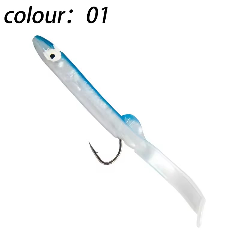 6cm Luminous Plastic Artificial Soft Bait Skirt Squid Lure for Saltwater Fish Catfish Pike & Cod-Top/Bottom/Midwater Fishing – Soft Lure – view 4