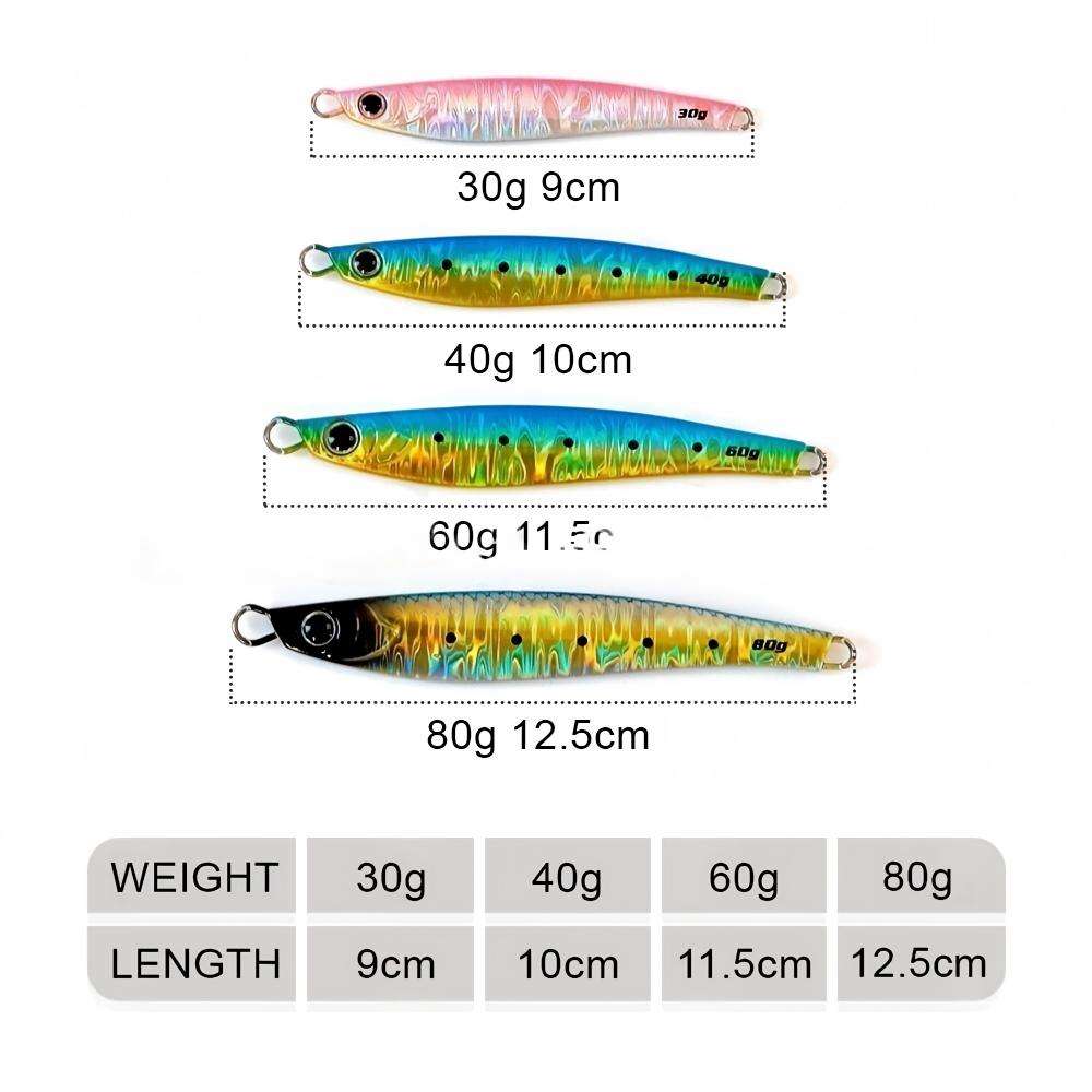 CHEERY Sardine Lure Lead Artificial Hard Bait for Sea Fishing Boat Fishing Long-Cast Jig Bait – Hard Lure – view 5