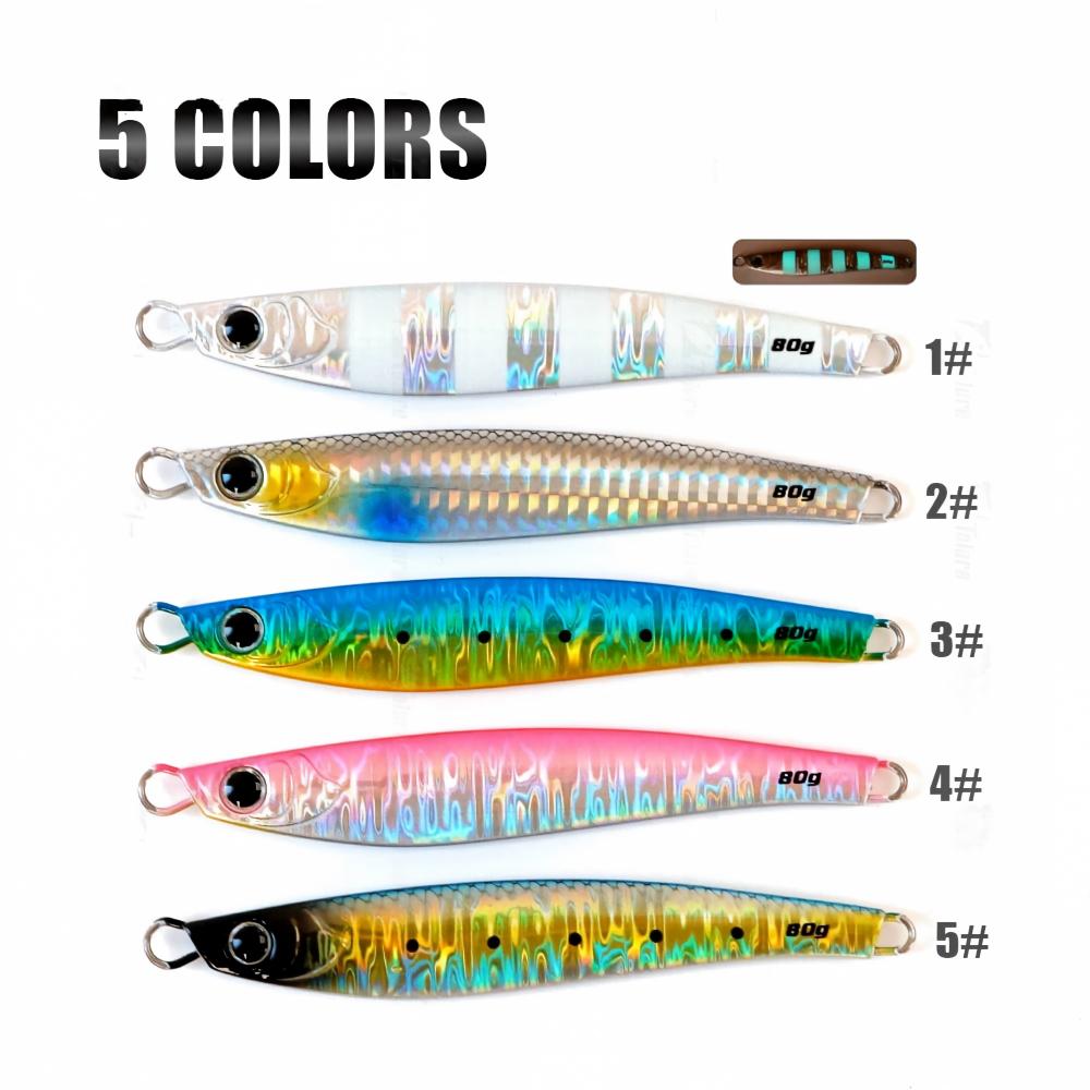CHEERY Sardine Lure Lead Artificial Hard Bait for Sea Fishing Boat Fishing Long-Cast Jig Bait – Hard Lure – view 2