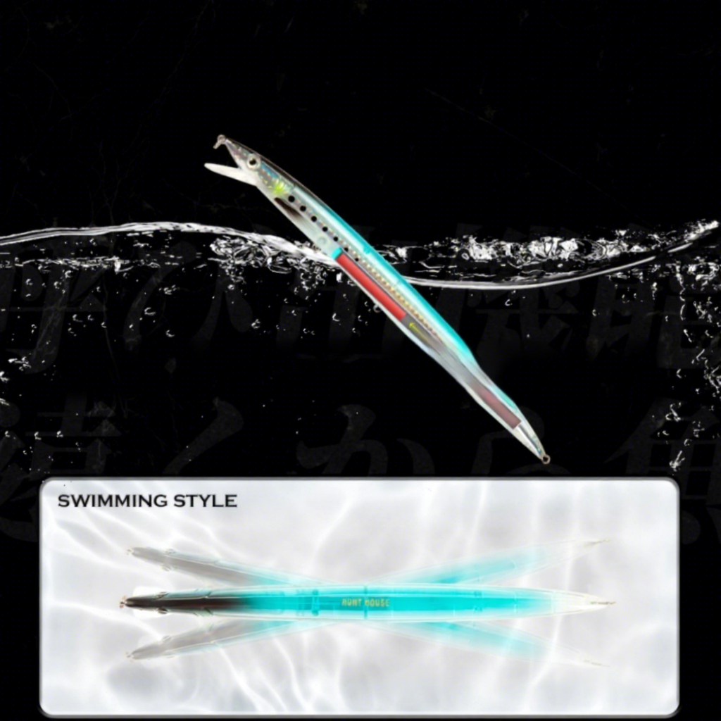 Mino Floating Long-Cast ABS Crankbait 143/173/208mm for Bass & Marlin Sea Bass-Artificial Hard Bait Hookless Freshwater Sea Use – Hard Lure – view 3