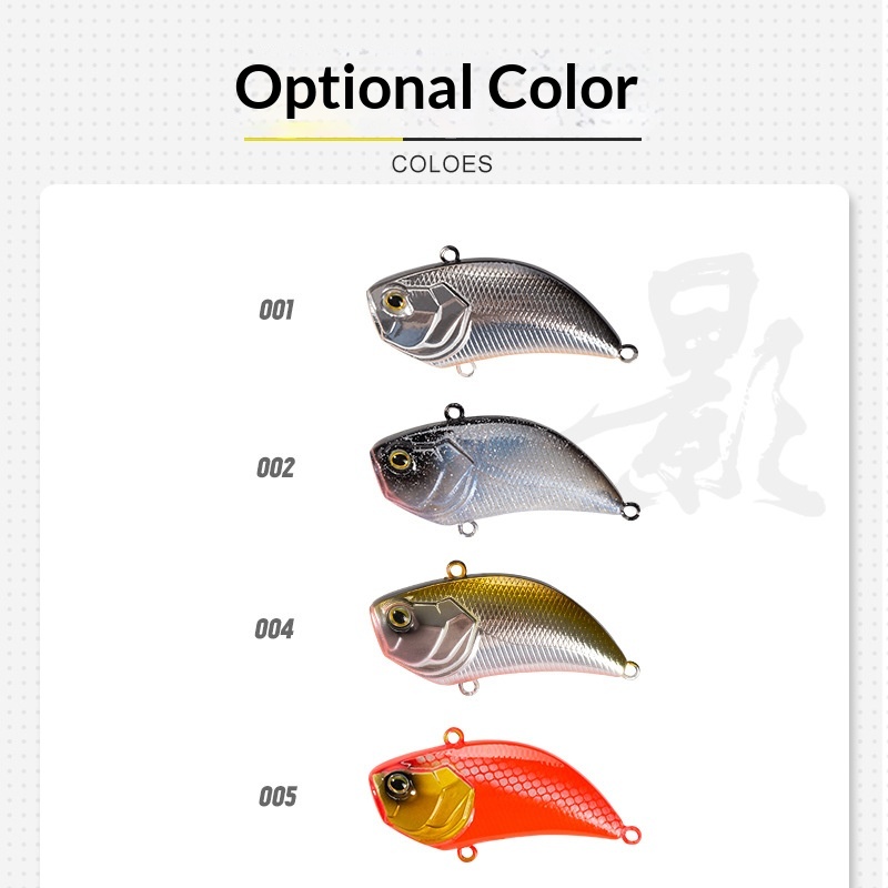 VIB ABS Artificial Hard Bait Lure for Carp & Perch-Saltwater Fishing Minnow Lure for All Water Layers – Hard Lure – view 2