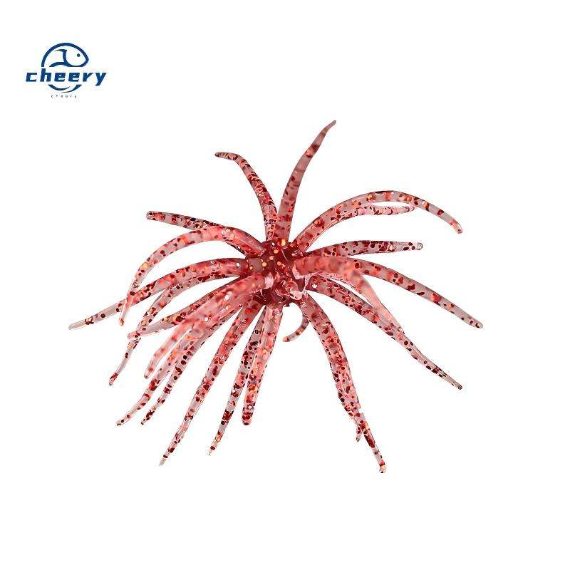 CHEERY Cross-border Lure Fishing Floating Sea Urchin Soft Worm TPE Plastic Artificial Bait Bass Bulk Pack for Zander & Salmon – Soft Lure – view 5
