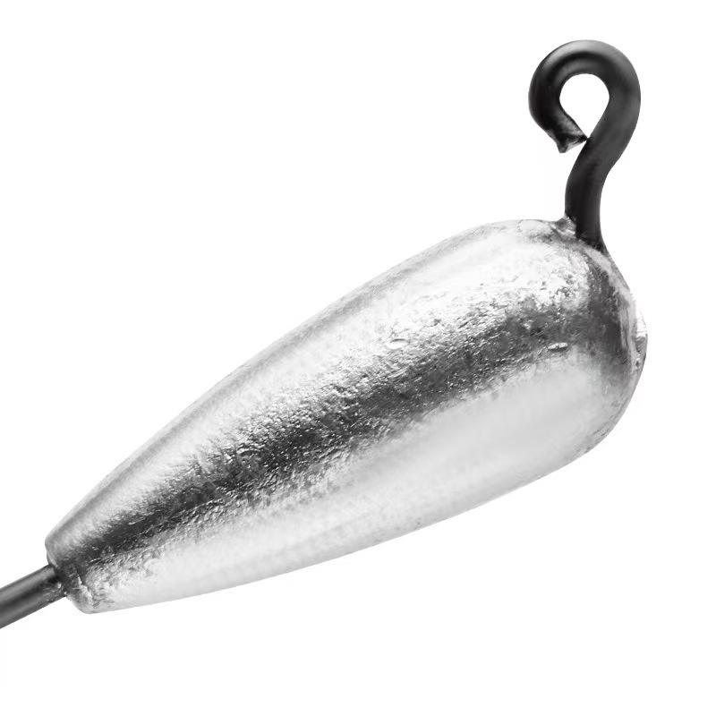 CHEERY High Carbon Steel Jig Head Hook for Soft Worm Lures Fly Fishing River Use Specialized for Mandarin Fish & Sea Bass – Fishhook – view 2