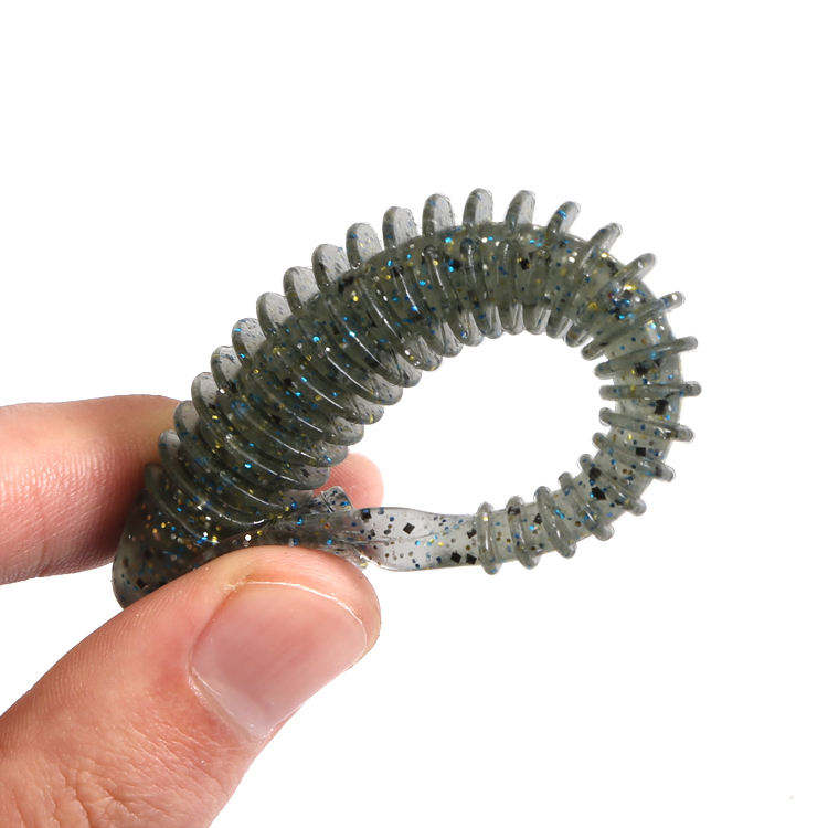 CHEERY 12cm 8.5g 3D Eyes Paddle Tail Swim Baits Artificial Soft Bait Fishing Lure for Marlin Perch Carp & Bass-River & Ocean Use – Worms & Grubs – view 4