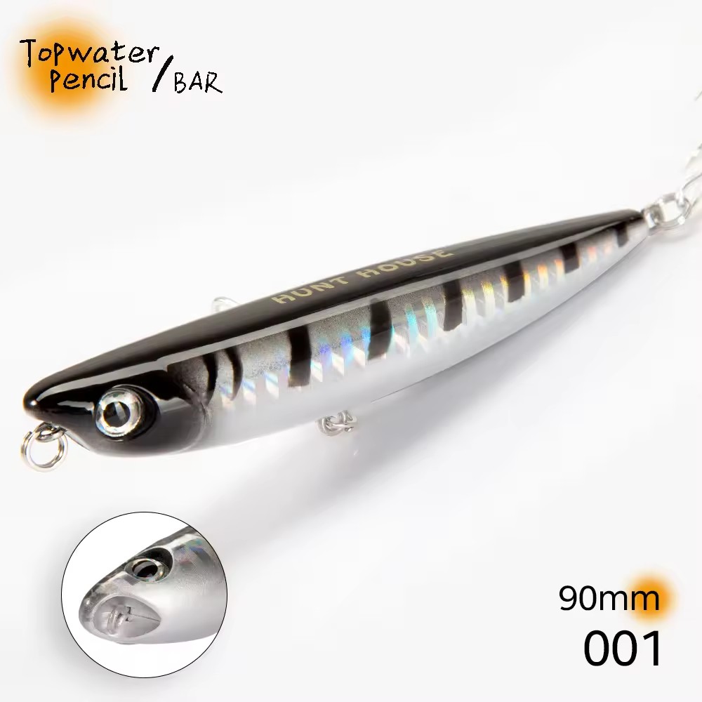 Bionic Floating Pencil Lure Artificial Hard Bait Hooks for Long Casting Freshwater Sea Fishing Sea Bass Large Quantity Discount – Hard Lure – view 1
