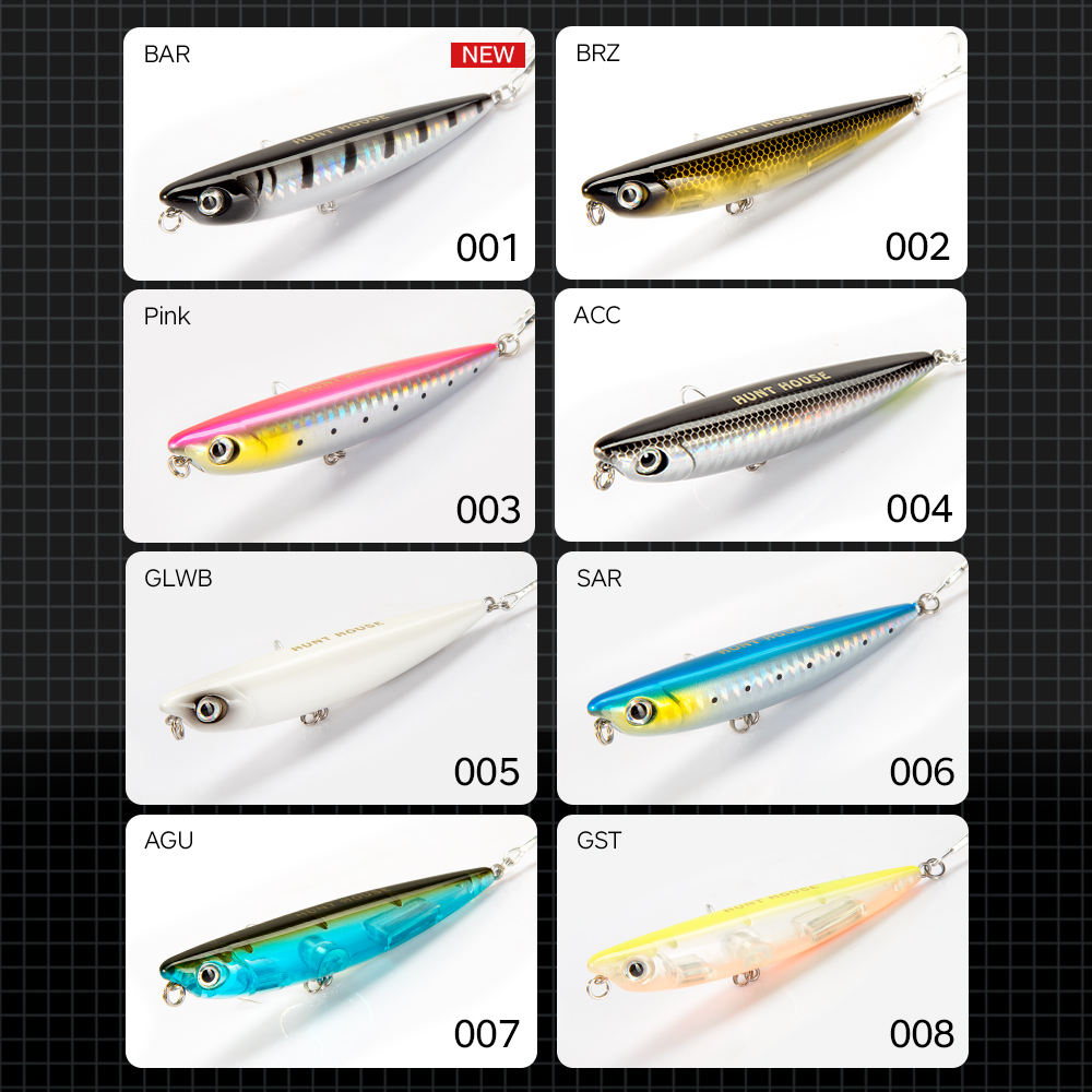 Bionic Floating Pencil Lure Artificial Hard Bait Hooks for Long Casting Freshwater Sea Fishing Sea Bass Large Quantity Discount – Hard Lure – view 2