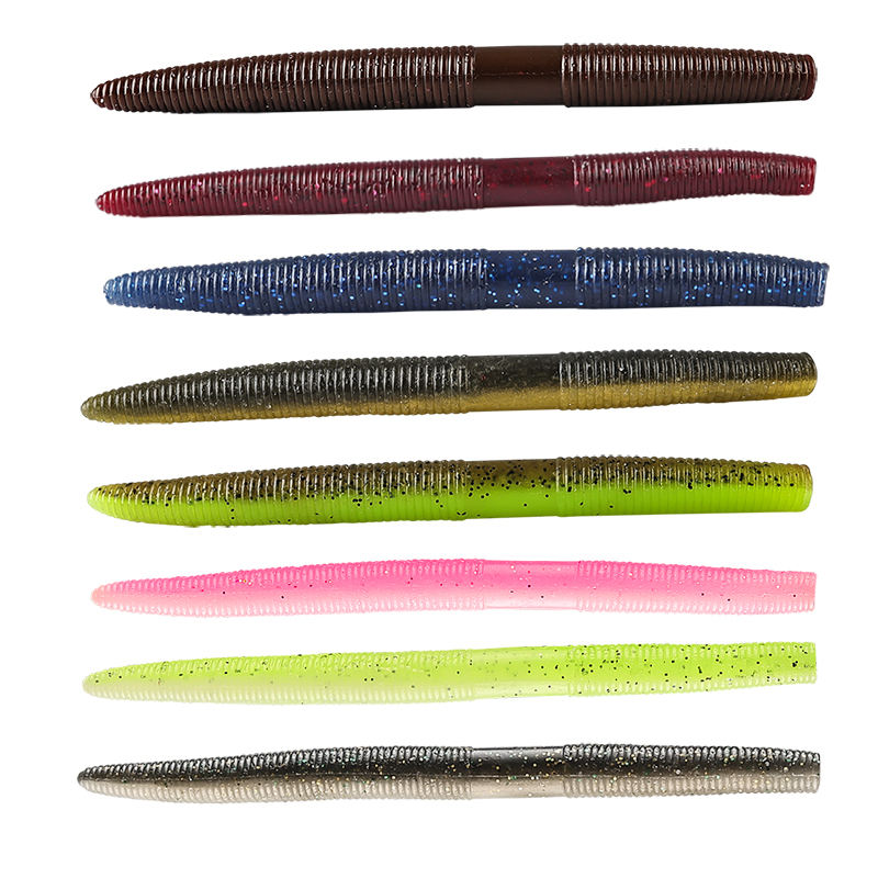 Cheery 13.5cm 10g Senko Worm PVC Artificial Soft Bait Lure Texas Rig Senco Maggot Salty Baits Freshwater Fishing 50mm – Worms & Grubs – view 2