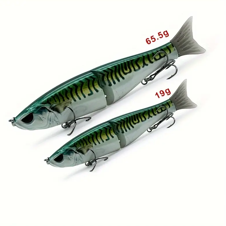 Cheery Lvde 18cm 65.5g Single Jointed ABS Gliding Fish Sinking Lure for Pike Carp Trout Bass Big Game Swim Bait – Swimbait – view 3