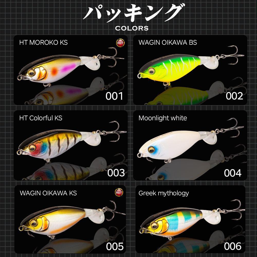 Surface Tractor Floating Lure Fishing Pencil-Shaped Spinnerbait Long-Cast Sea Freshwater Angling Bass Perch Snakehead Hard 15g – Hard Lure – view 3