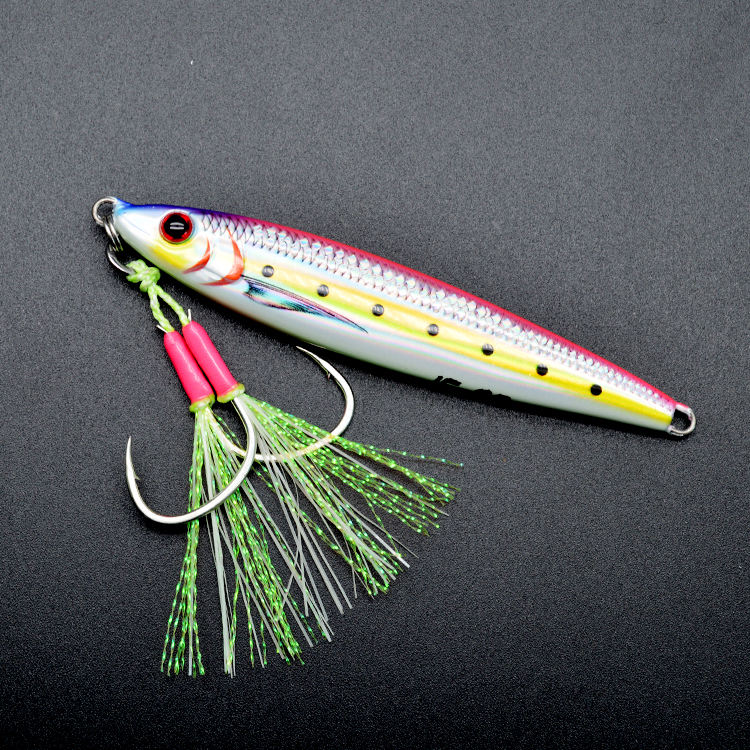 Cheery Double Assist Jigging Hook High Carbon Steel Luminous with Epoxy Super Strong for Sea & River Fishing – Fishhook – view 5