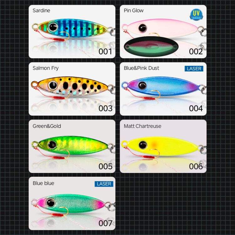 Mini Iron Plate 34/66/10g Metal Artificial Hard Bait Long-Casting Sea Fishing and Shore-Based Bass Bait – Hard Lure – view 3