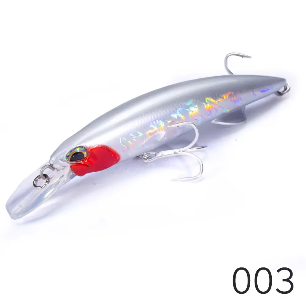 D1 Heavy-Duty Subsurface Minnow Artificial Hard Bait 100g Lure for Long-Casting Sea Bass Fishing Without Hooks – Hard Lure – view 1