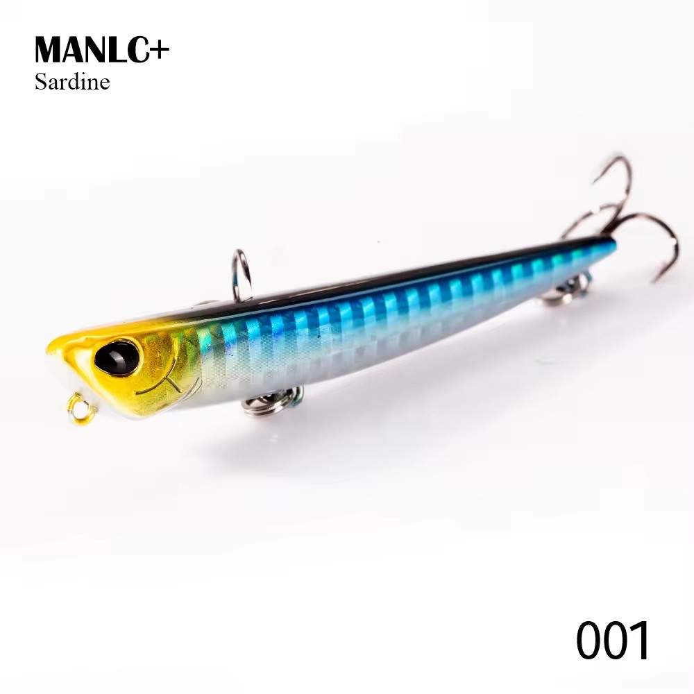 Factory-Direct Supply Bestseller ABS Rainbow Pencil Sinking Crankbaits Artificial Hard Bait 75/99/155mm with Hooks – Hard Lure – view 1