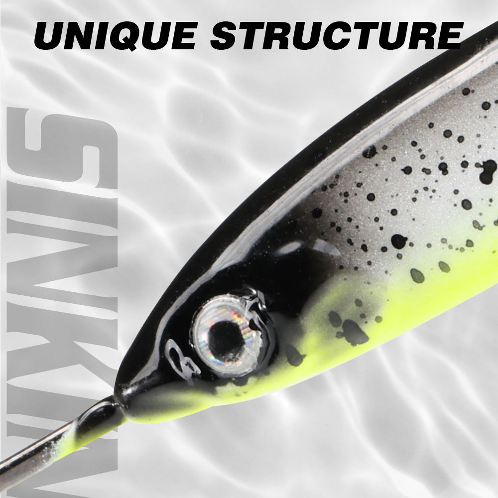 D1 Ice Fishing Balance Vibro-Lure 37/45/50mm Lateral Wobble Strong Fish-Attracting Sinking Artificial Hard Bait for Trout – Hard Lure – view 3