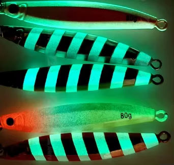 CHEERY High Quality Saltwater Pike & Saltwater Fish 30g-80g Colorful Lead Luminous Jigging Lure with Hooks – Metal Lure – view 4