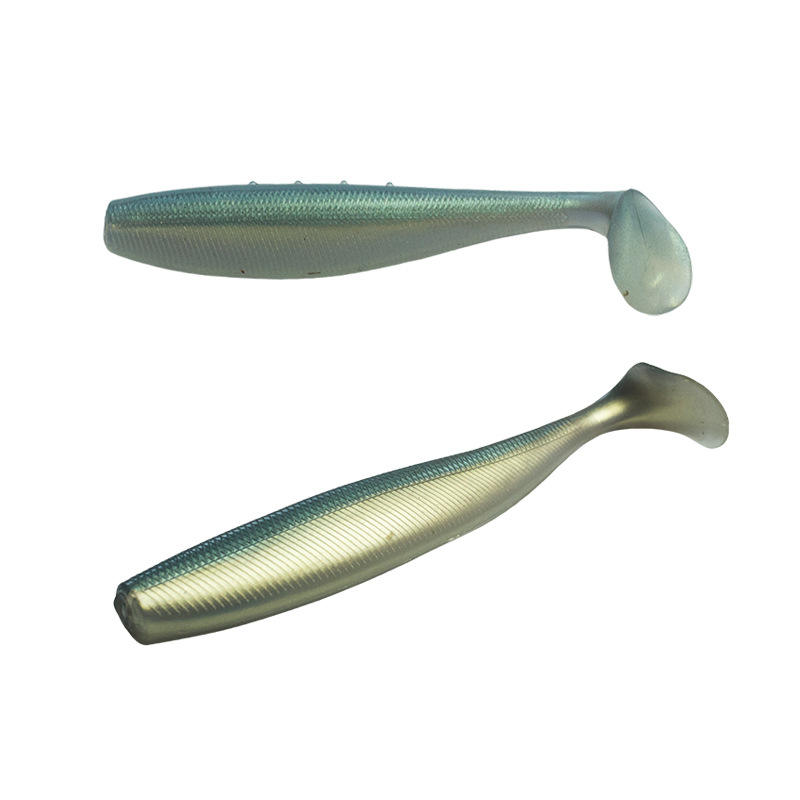 Cheery 18.5cm/35g Super Large T-tail Fish Stainless Steel Bionic Sinking Lure Soft Bait for Zander Pike Sea Fishing 1 Piece – Soft Lure – view 2