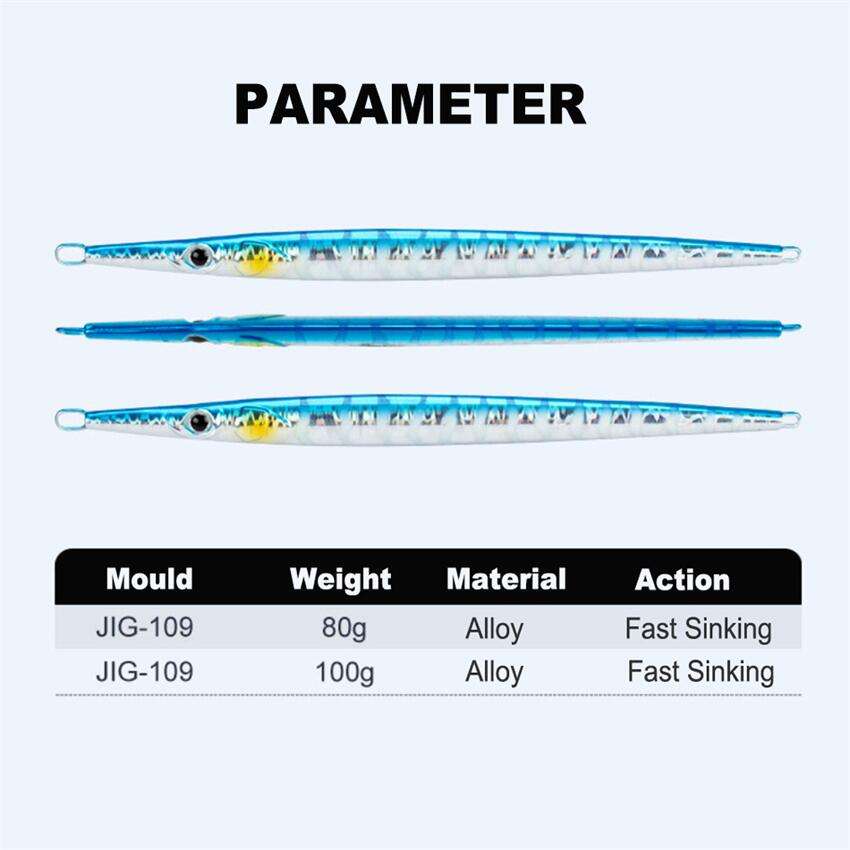 CHEERY 80g 100g Good Quality Deep Sea Silicone Jig Lure for Bass & Trout Saltwater Fly/Float Fishing Hard Bait – Metal Lure – view 3