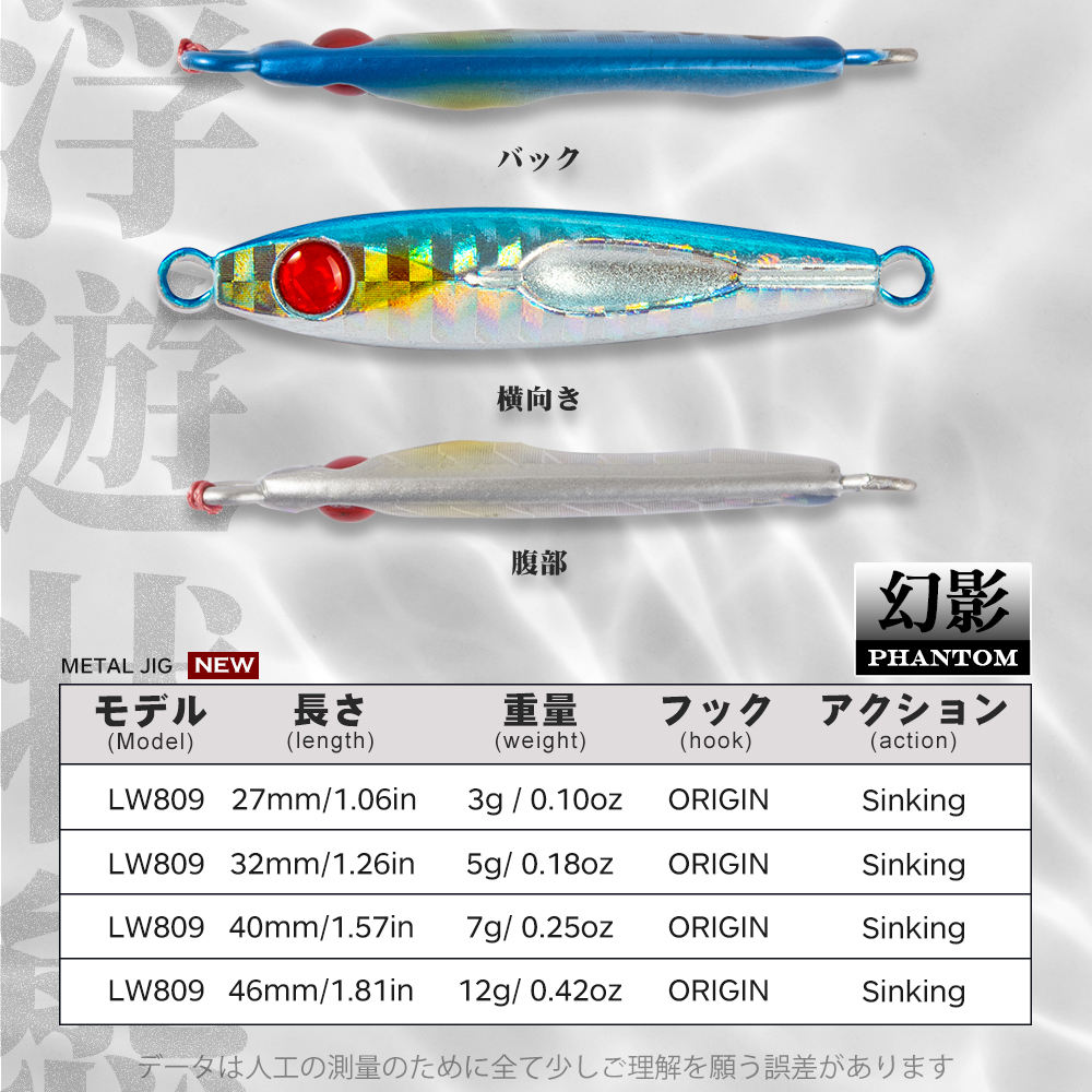 Lure Micro-Size Metal Jig Shorecasting Freshwater/Seawater Long-Cast Spinner Lead-Weighted Artificial Bait Hooks – Hard Lure – view 5