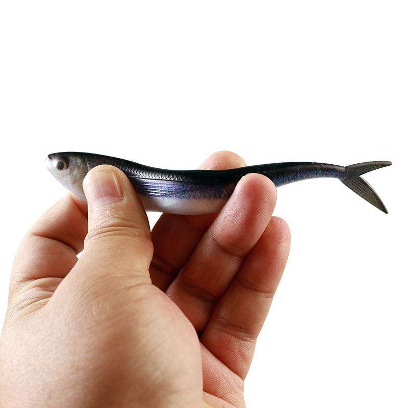 CHEERY 3D Printed Silicone Soft Swim Bait Fishing Lure for Zander Pike Bass Trout Bluegill & Snapper-Freshwater & Saltwater Use – Worms & Grubs – view 5