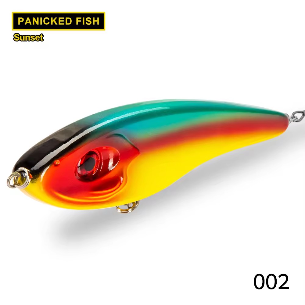 Live Bait Jerkbait Hard Baits Noise Pike Lifelike Colors Slow-Sinking Twitch-and-Pause Action VMC Hooks – Fishing Lure – view 1