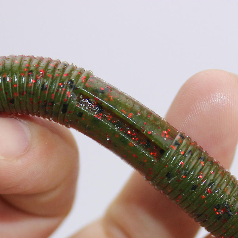 Cheery 13.5cm 10g Senko Worm PVC Soft Plastic Lure Texas Rig Senco Maggot Salty Baits for Pike Bass Trout-River Lake Stream – Worms & Grubs – view 5