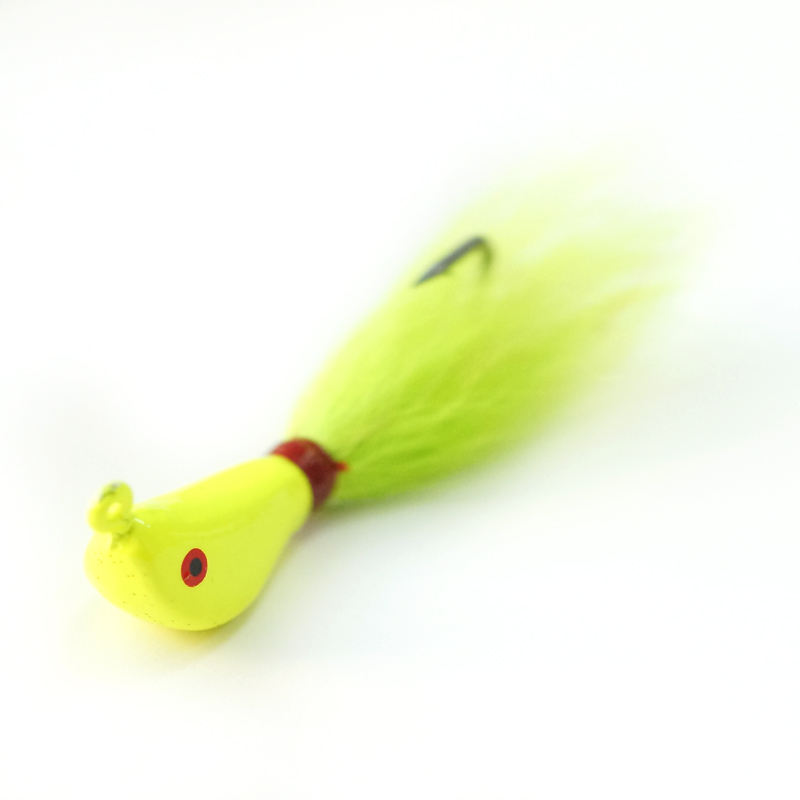 Cheery Hot Sale 10g 3/8oz Holographic Bucktail Jig Kit with Lead Sinker & Black Nickel Hook for Saltwater Fish Fishing Lure – Metal Lure – view 3