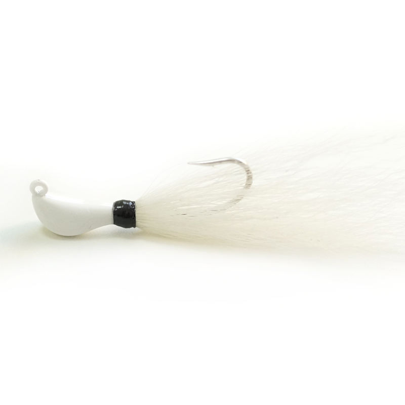 Cheery Hot Sale 10g 3/8oz Holographic Bucktail Jig Kit with Lead Sinker & Black Nickel Hook for Saltwater Fish Fishing Lure – Metal Lure – view 2