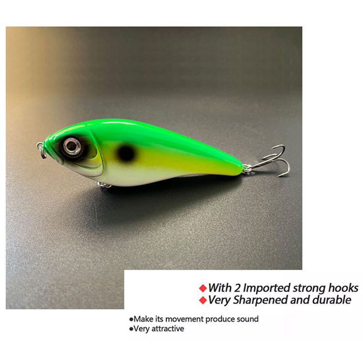 Cheery VIB Vibrating Sinking Lure with Hooks High Gloss Reflection Coating Long Cast Artificial Hard Bait for Salmon – VIB – view 3