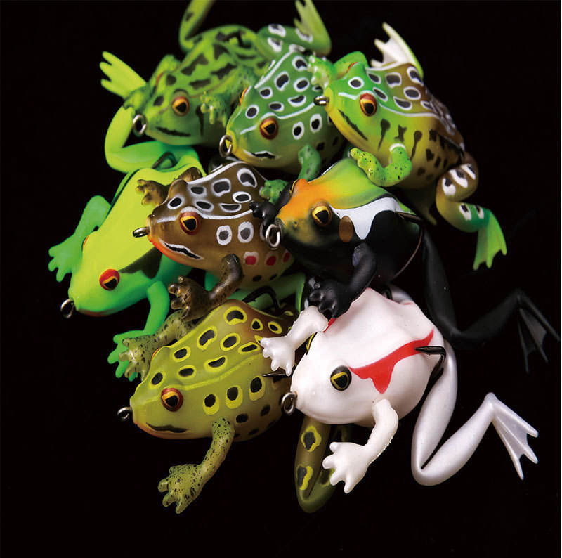 Cheery Frog Lure 6.5cm/17.2g PVC Artificial Soft Bait Realistic Frog Design for Bass & Trout Fly Fishing – Frog – view 2