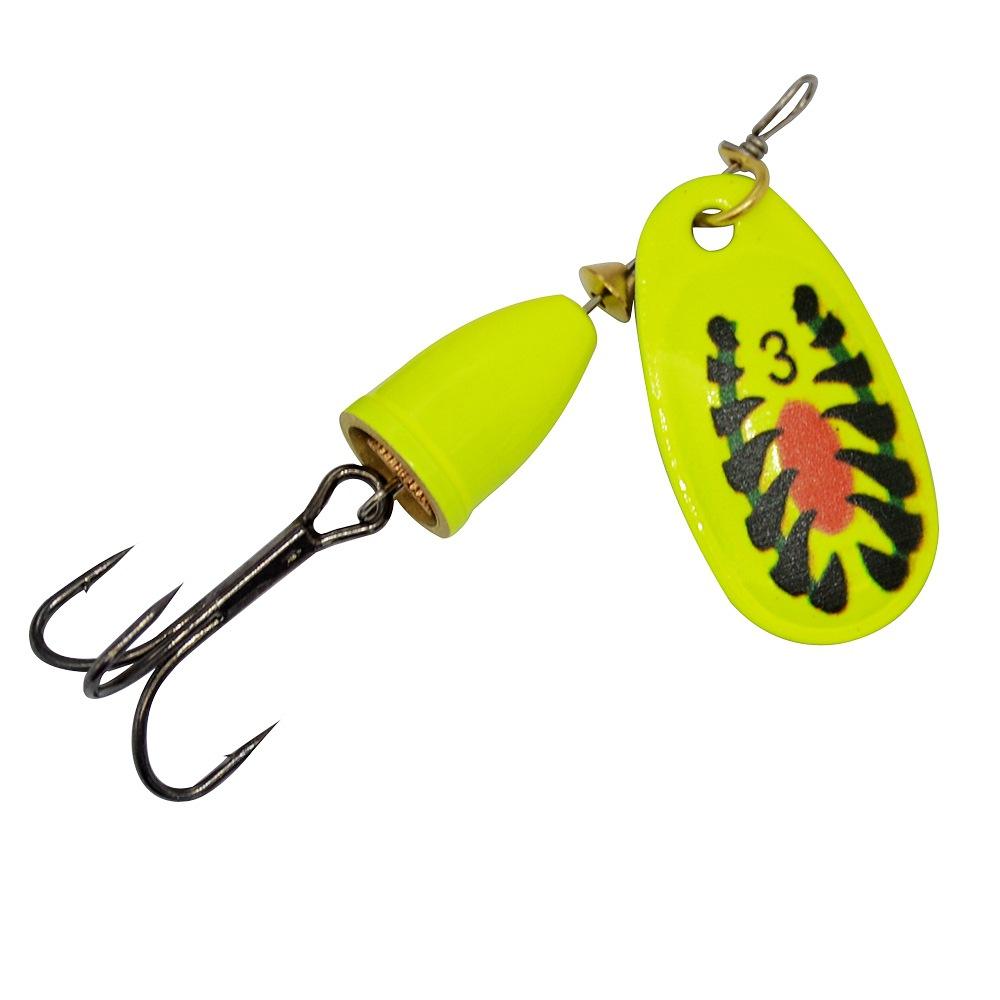 Cheery High Quality 8g 7colors Wholesale Manufacturers Bionic Spoon Fish Lure Brass Sinker Spinner Bait Treble Hooks Trout – Spoon & Spinner – view 3
