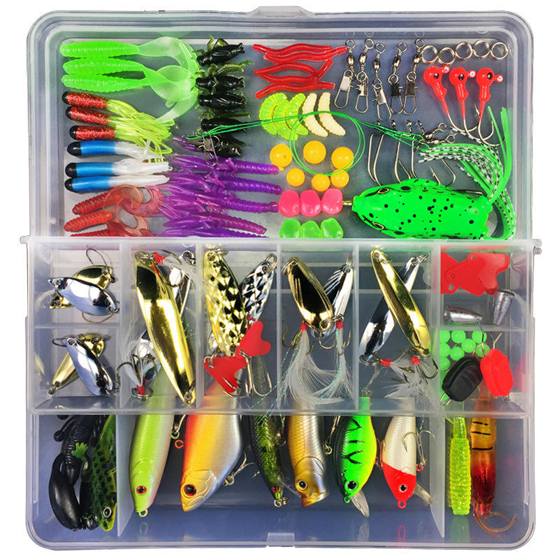 Cheery Wonderful Artificial Minnow Live Bait Fishing Lure Set Metal Float for Pike Saltwater Fish Ocean River Lake Unprinted PP – Other Hard Lure – view 3