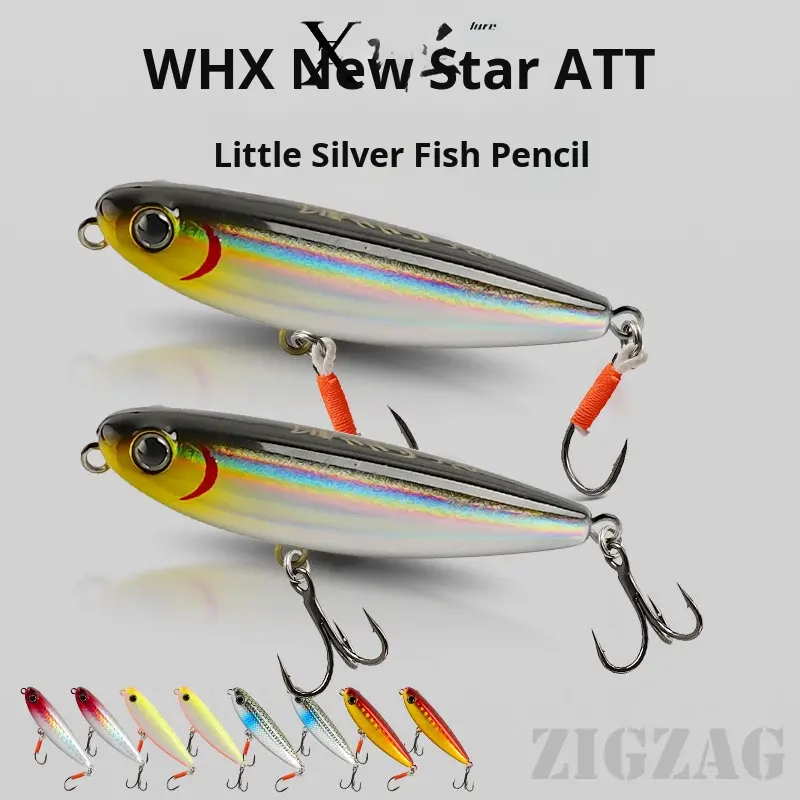 CHEERY-007-HH Lure Bionic Bait Metal Live Bait Lure for Bass Saltwater Fish & More with Hooks-Fly Fishing Use – Pencil – view 3