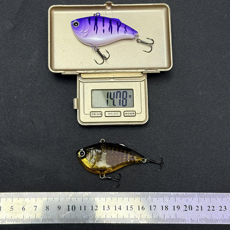 Cheery 60mm 14.7g Midwater Vib Fishing Lure Rattle Vibration Artificial Hard Bait Noisy Wobblers Pike Bass Zander Sea Bass – VIB – view 4