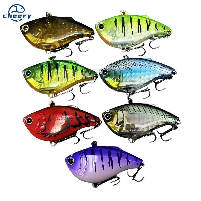 Cheery 60mm 14.7g Midwater Vib Fishing Lure Rattle Vibration Artificial Hard Bait Noisy Wobblers Pike Bass Zander Sea Bass – VIB – view 1