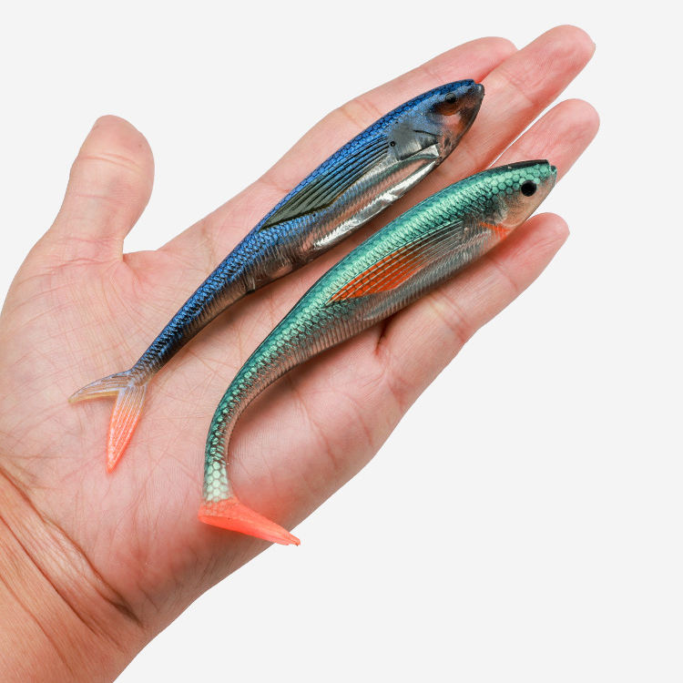 High-Fidelity 3D Printed PVC Flying Fish Bait Creative Design Soft Lure Bass Marlin Pike Target Species River & Stream Use – Soft Lure – view 3
