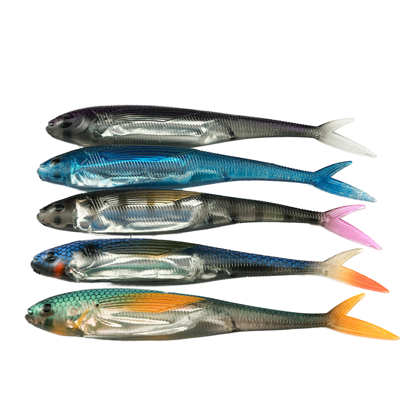 High-Fidelity 3D Printed PVC Flying Fish Bait Creative Design Soft Lure Bass Marlin Pike Target Species River & Stream Use – Soft Lure – view 1