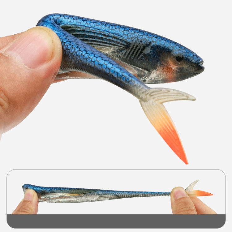 High-Fidelity 3D Printed PVC Flying Fish Bait Creative Design Soft Lure Bass Marlin Pike Target Species River & Stream Use – Soft Lure – view 4