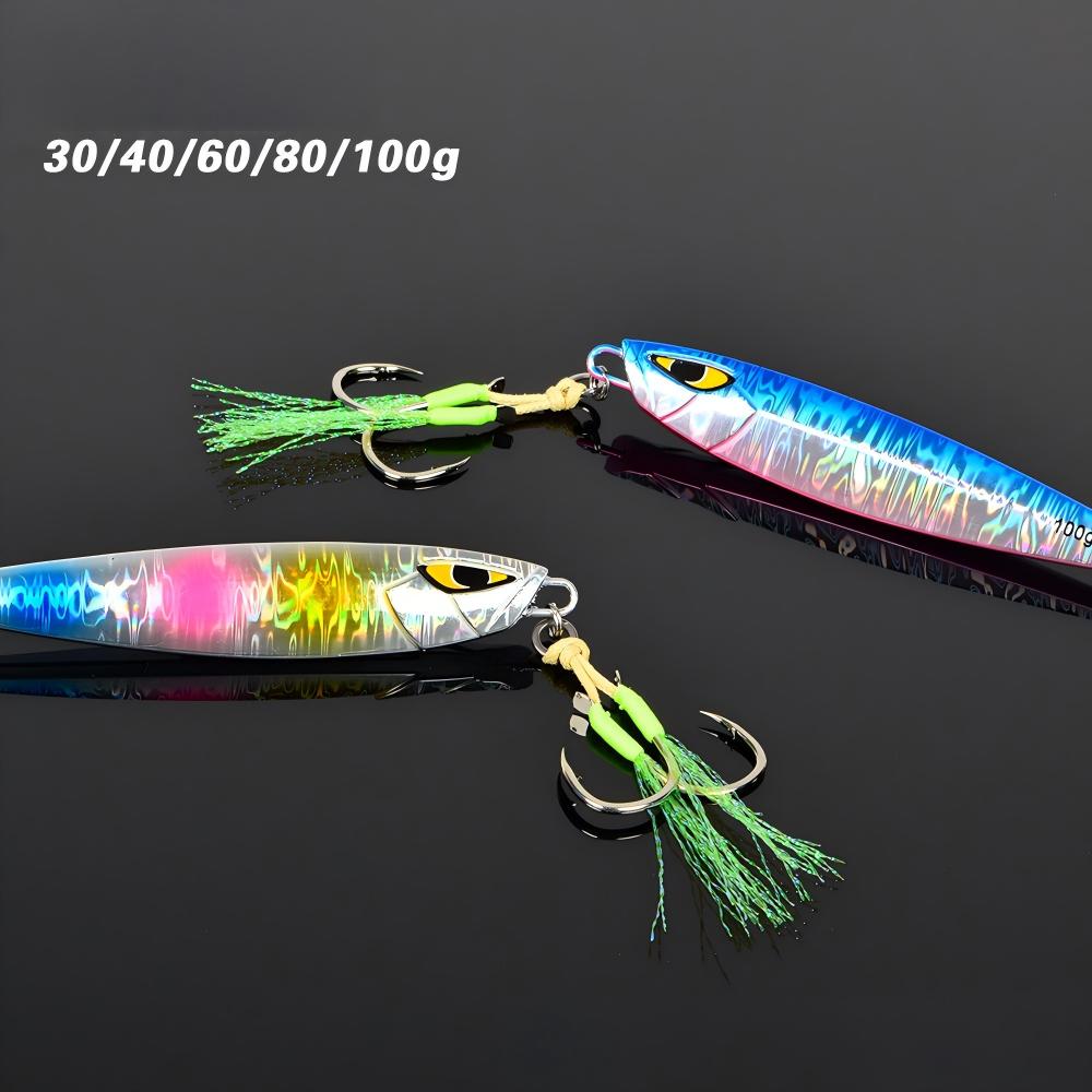 CHEERY Hot-selling New Arrival Laser-designed 30-100g Sea-fishing Lures Mackerel Hairtail; Long-cast Artificial Hard Bait Metal – Metal Jig – view 5