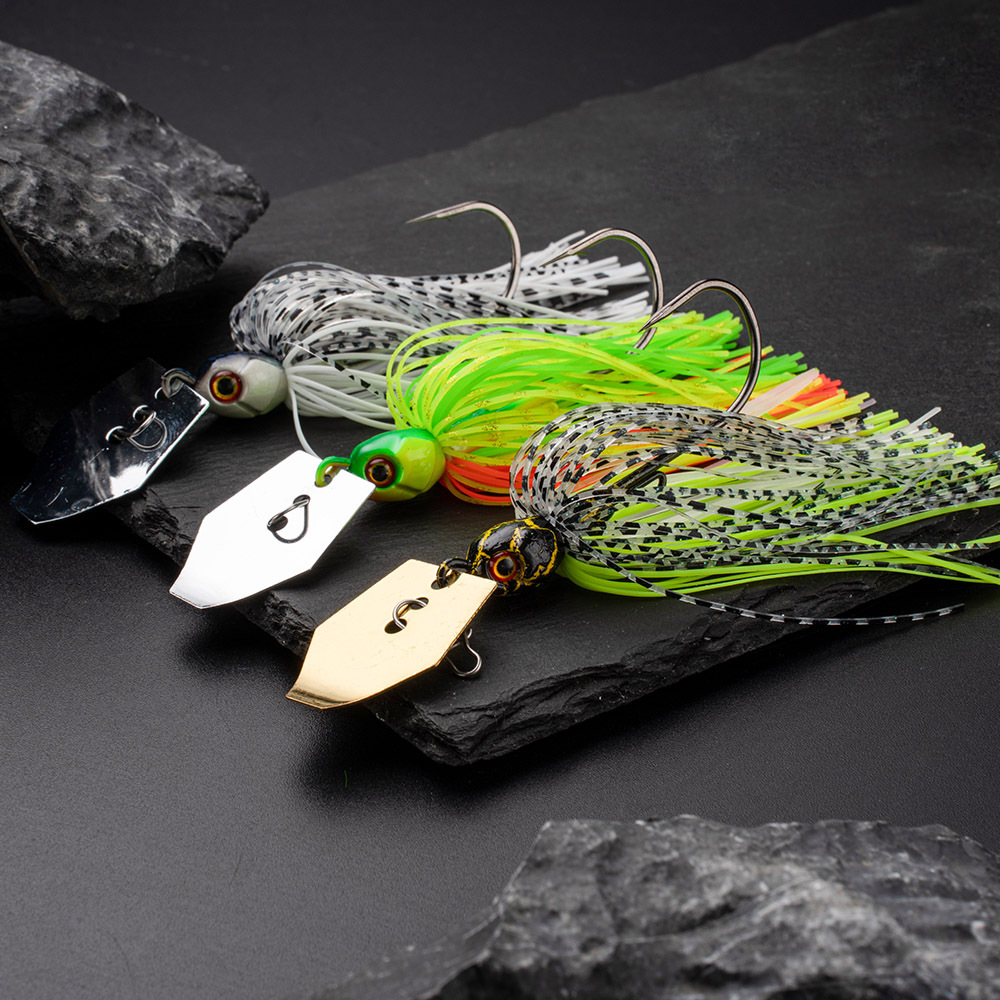 CHEERY Bearded Man Splash Guard Weed-defying 7g/9g/11g Artificial Metal Lure Spinning Spinnerbait JIG Soft Bait – Spoon & Spinner – view 2
